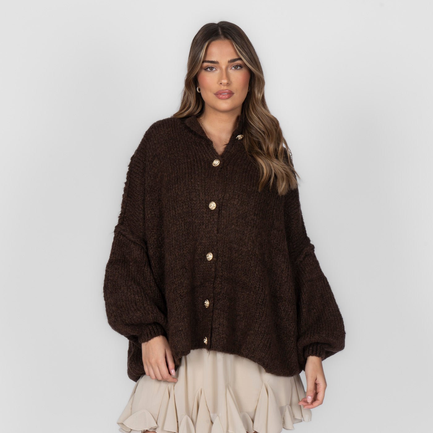 Elena | Oversize Pletený Kardigan