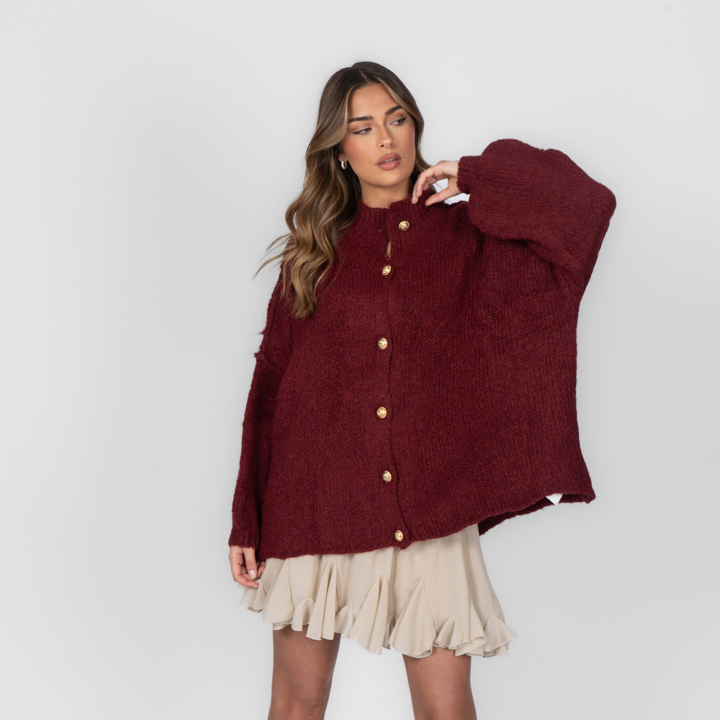Elena | Oversize Pletený Kardigan