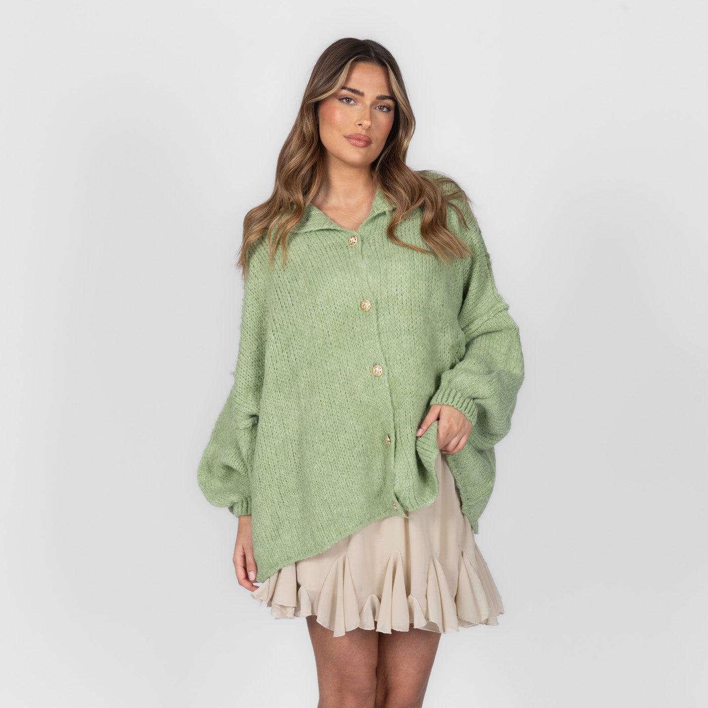 Elena | Oversize Pletený Kardigan