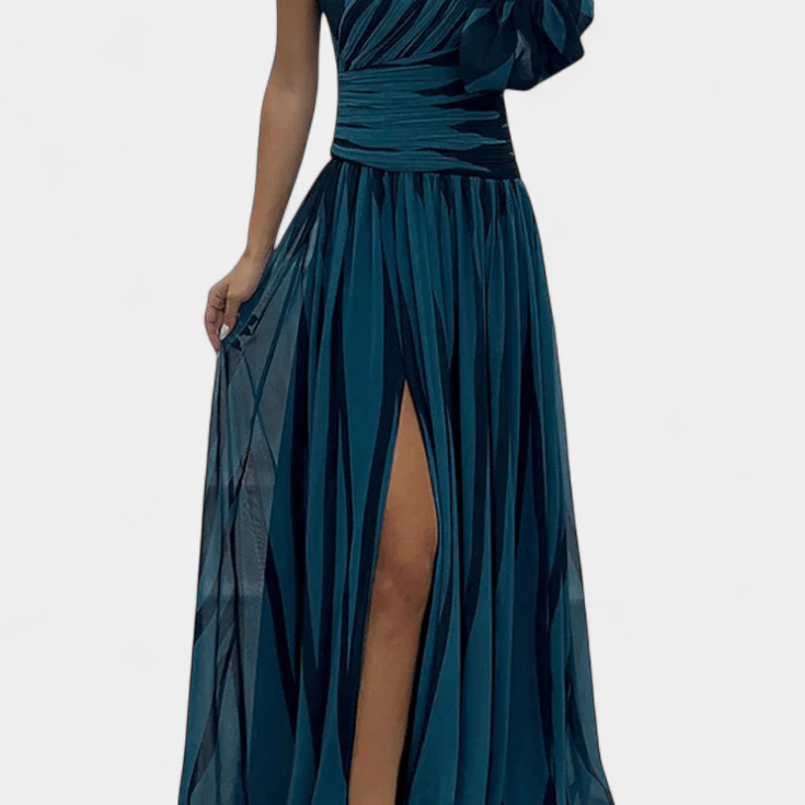 Bethania™ | Pruhované maxi šaty