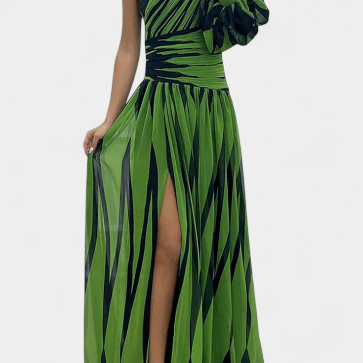 Bethania™ | Pruhované maxi šaty