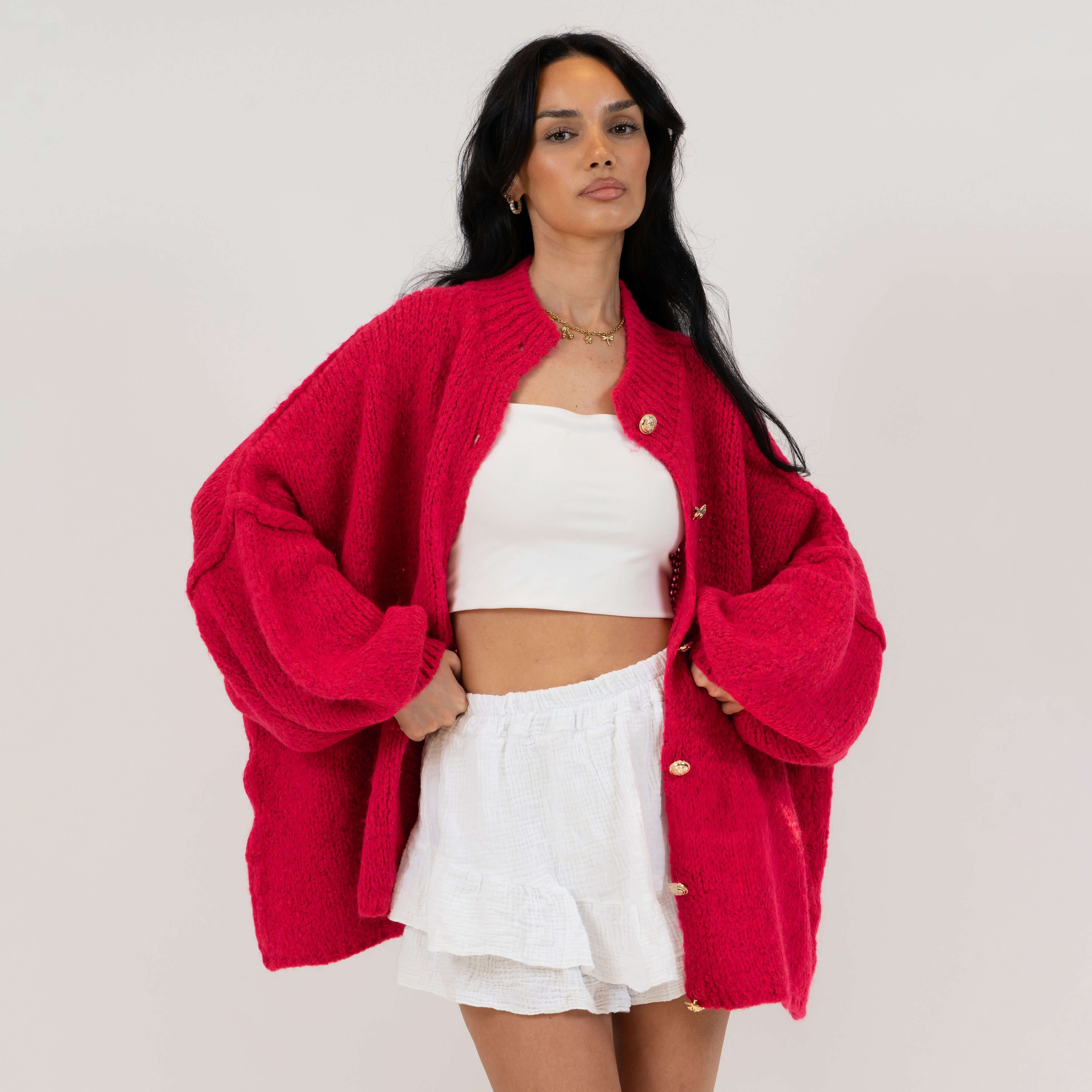 Elena | Oversize Pletený Kardigan