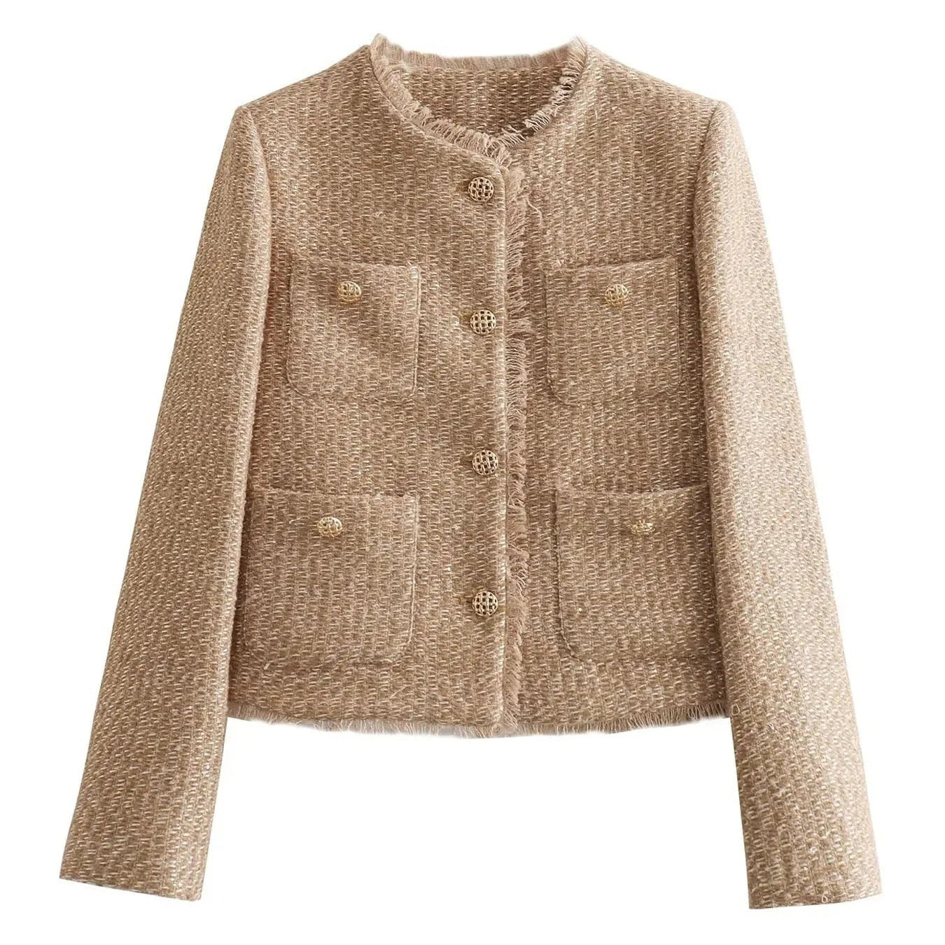 Clarette | Elegantní Krátké Sako s Knoflík
