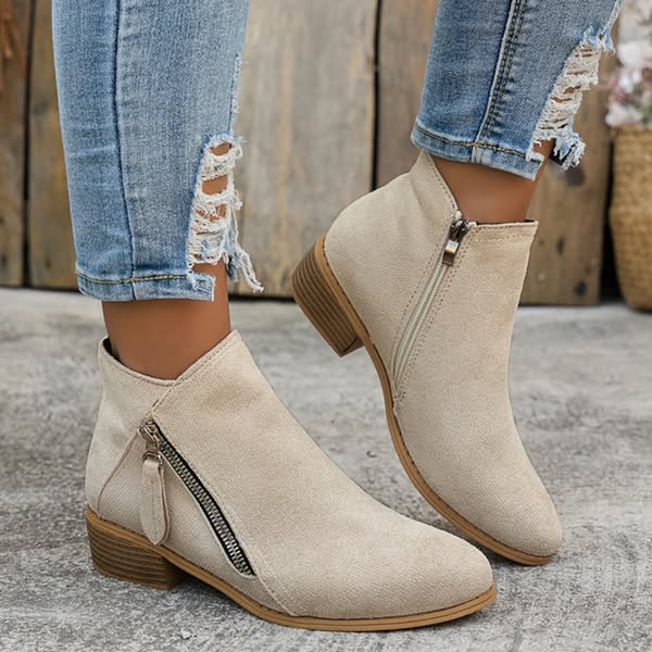 Eliška | Elegantní kotníkové boty na zip
