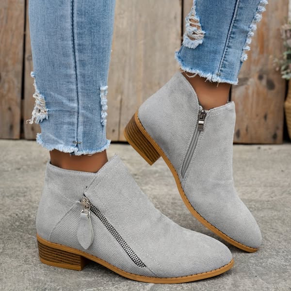 Eliška | Elegantní kotníkové boty na zip