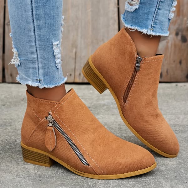 Eliška | Elegantní kotníkové boty na zip