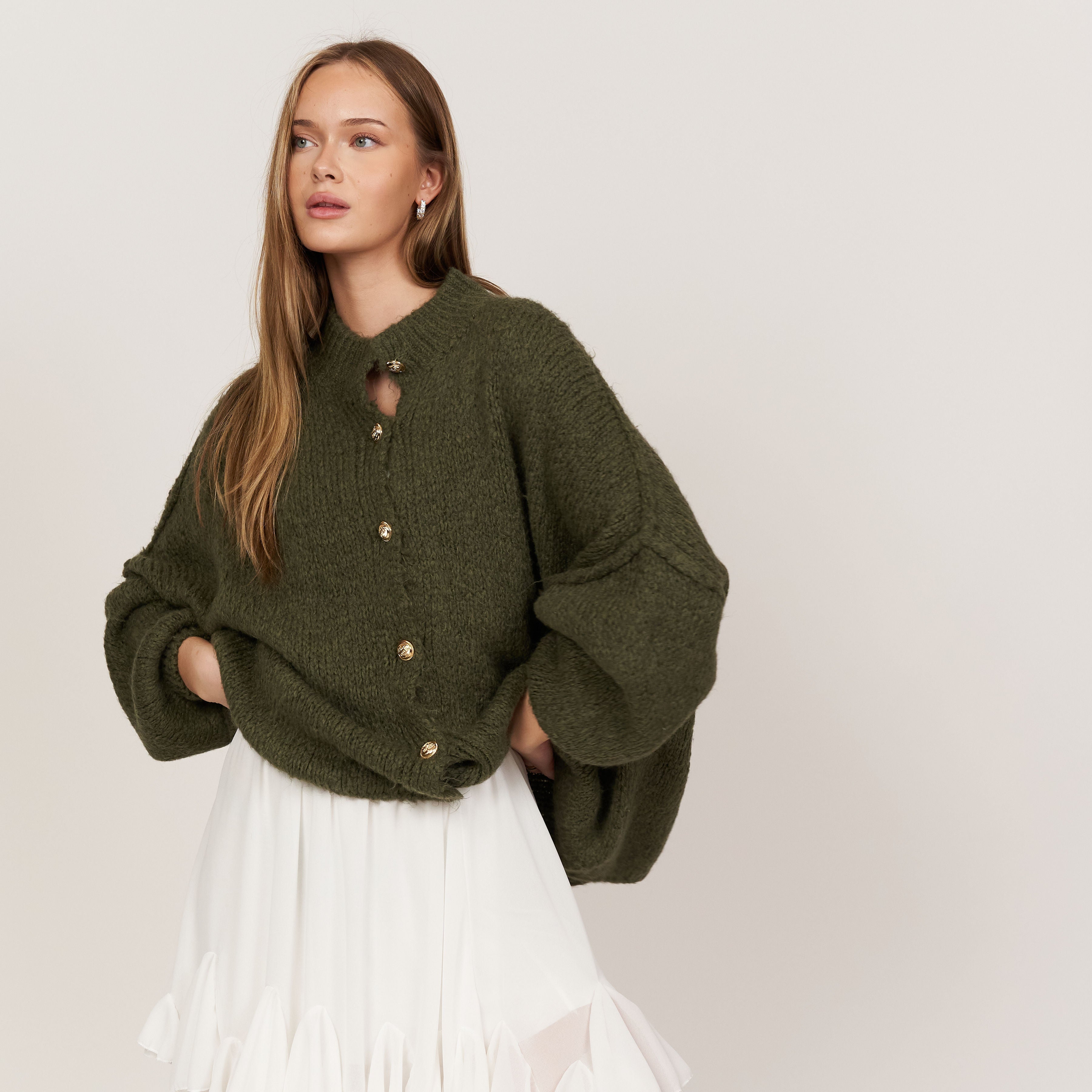 Elena | Oversize Pletený Kardigan