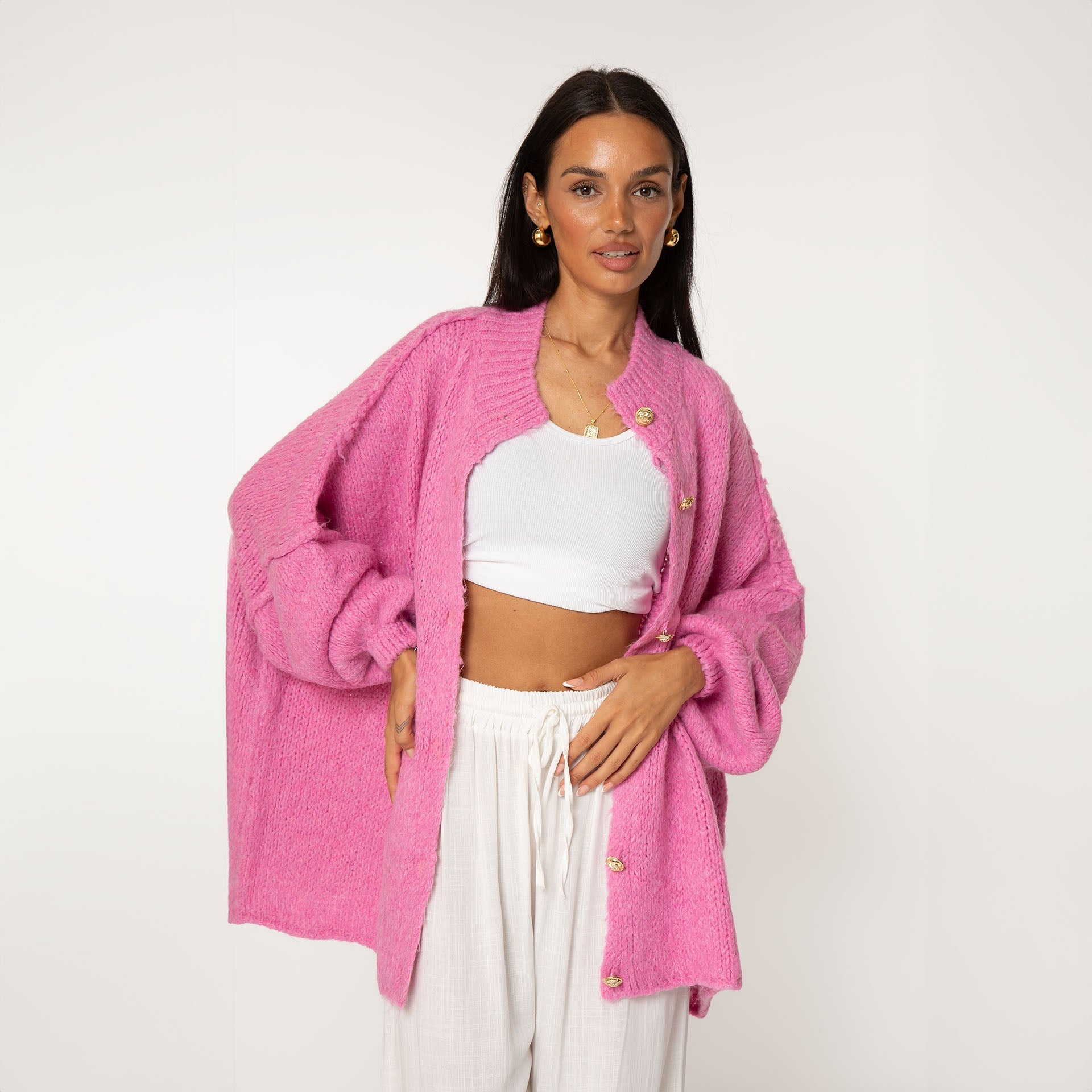 Elena | Oversize Pletený Kardigan